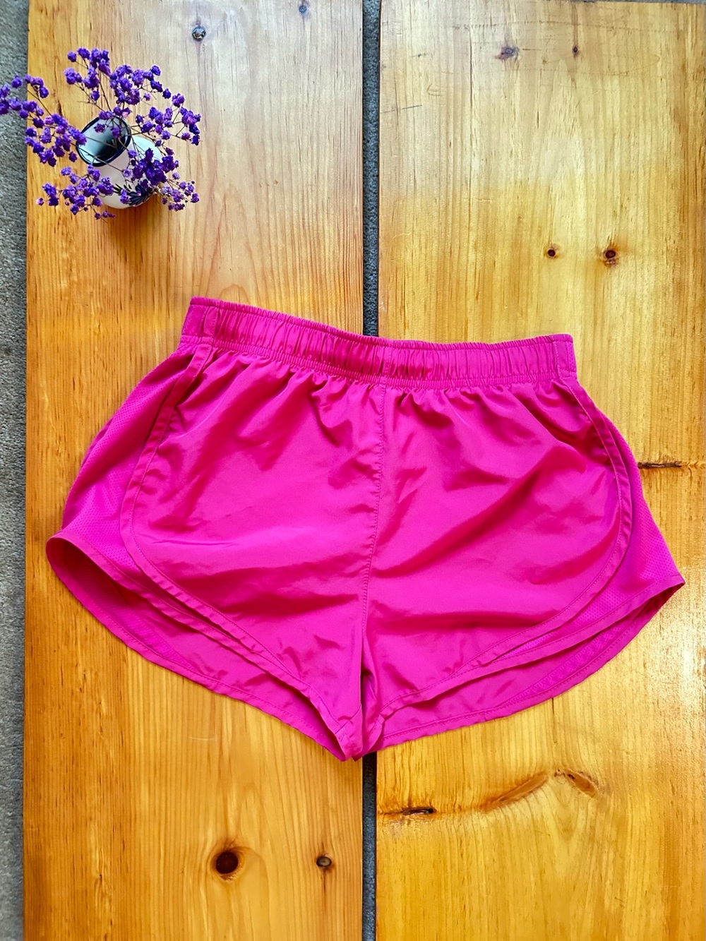 Nike Women's Bright Pink Athletic Running Shorts